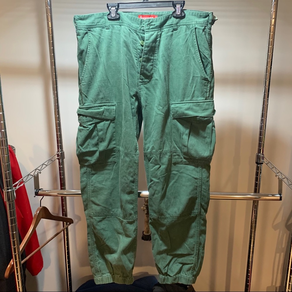 Supreme Green Vintage Cargo Pants